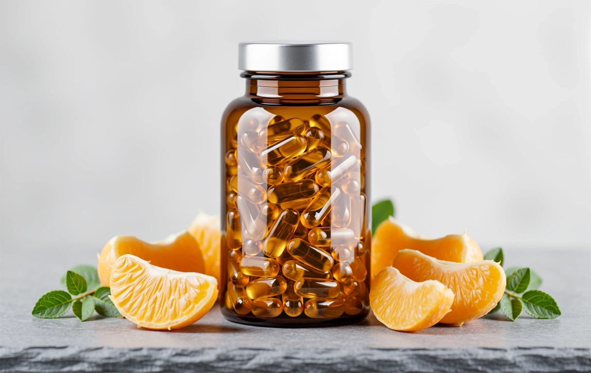 Men's vitamin complex visualization